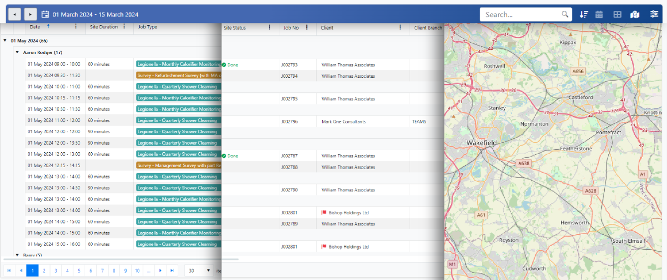 Gain control of all bookings with the Projects Diary in TEAMS V3
